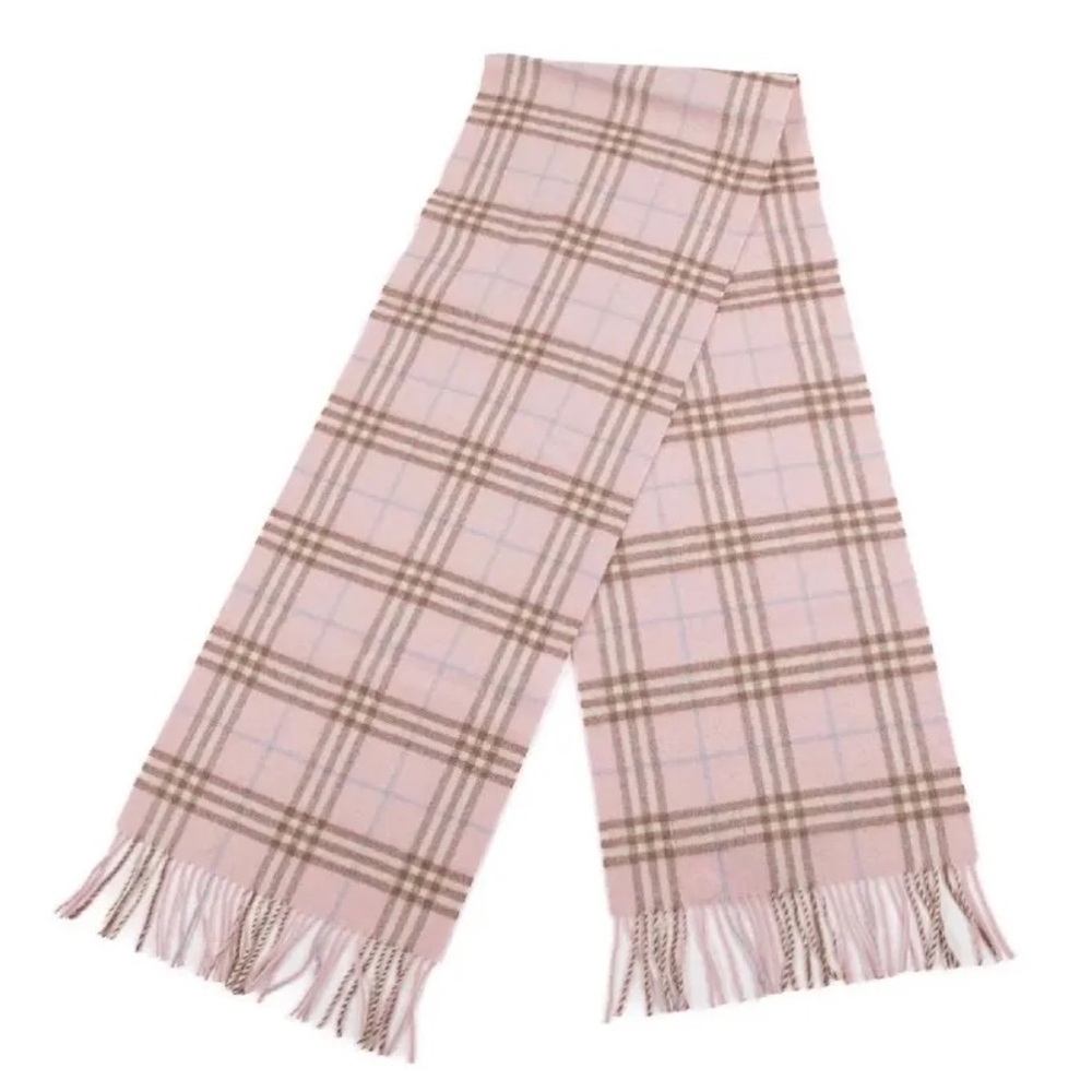 NEW: Vintage Burberry London Lambswool Scarf